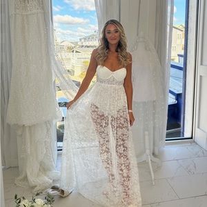 For Love and Lemons Lace Lorena Maxi